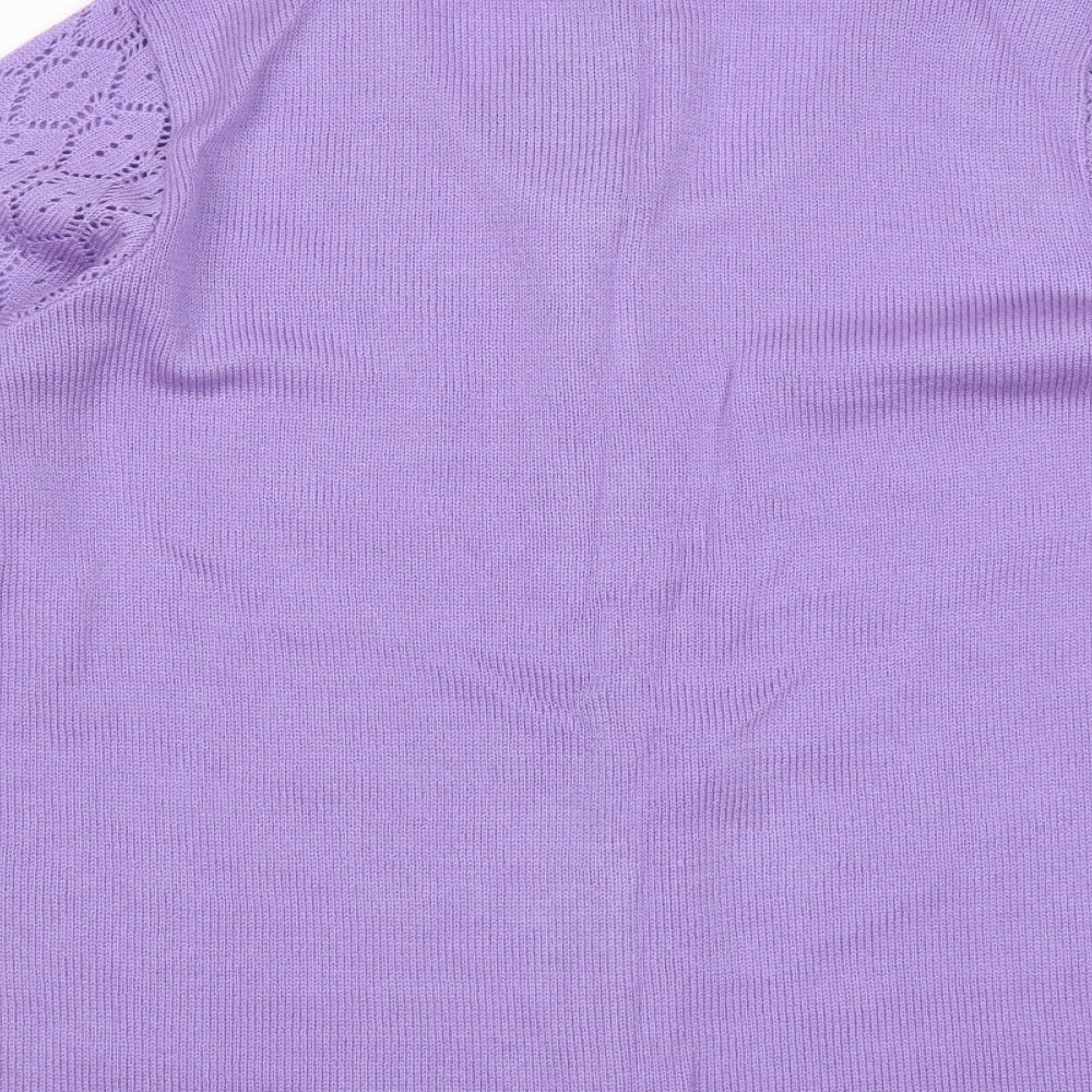 Wardrobe Womens Purple   Cardigan Jumper Size 16