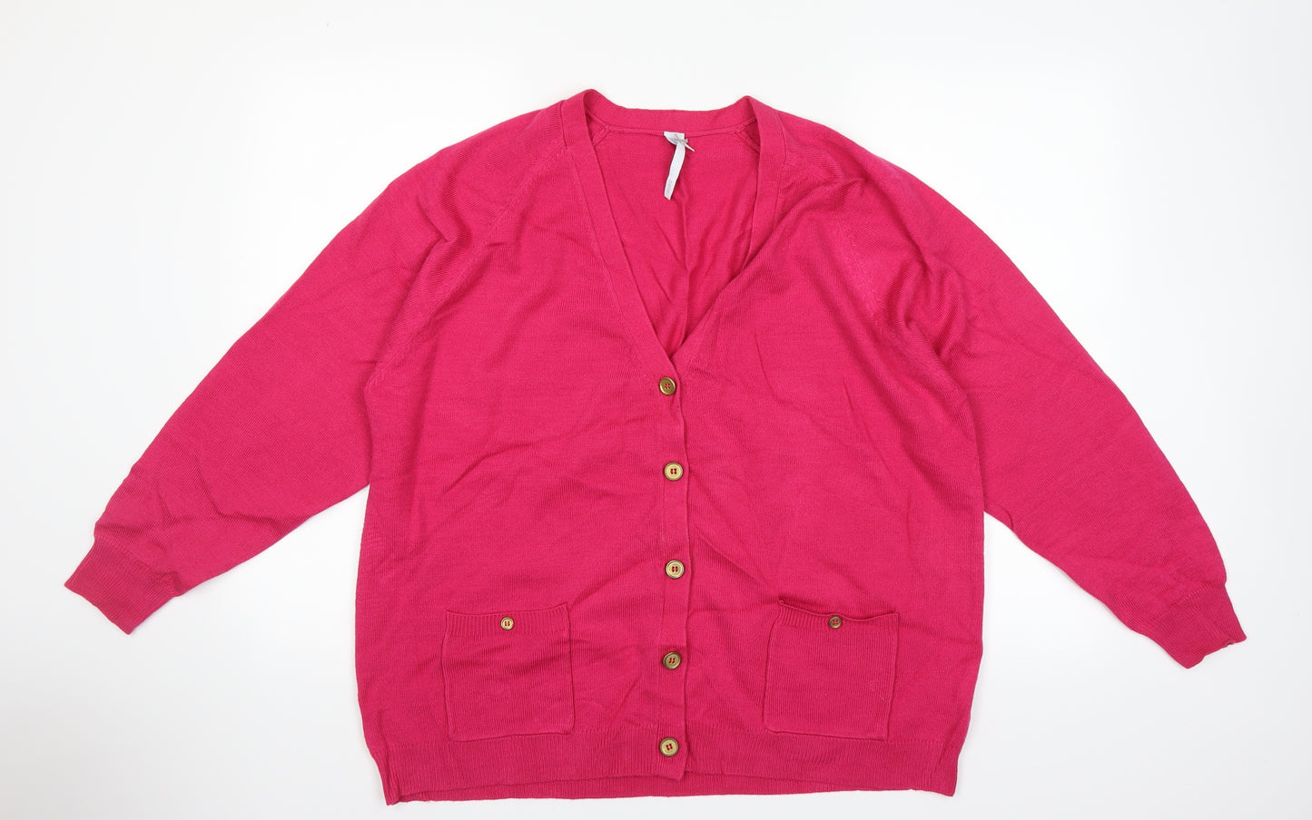 Note Womens Pink   Cardigan Jumper Size 16