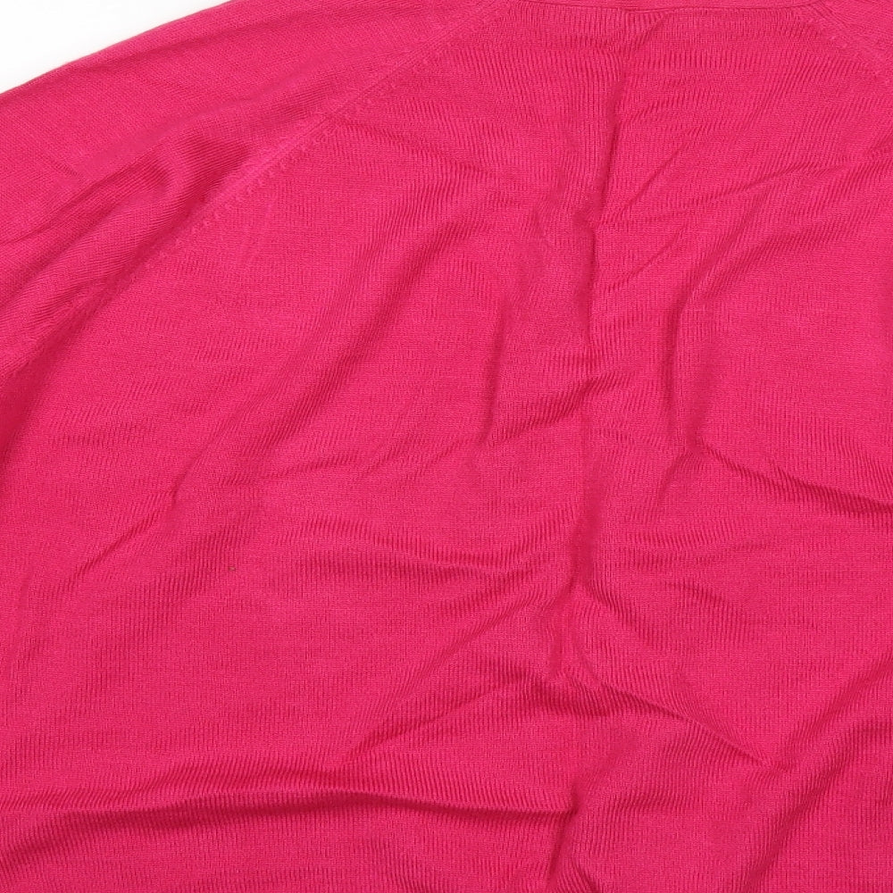 Note Womens Pink   Cardigan Jumper Size 16