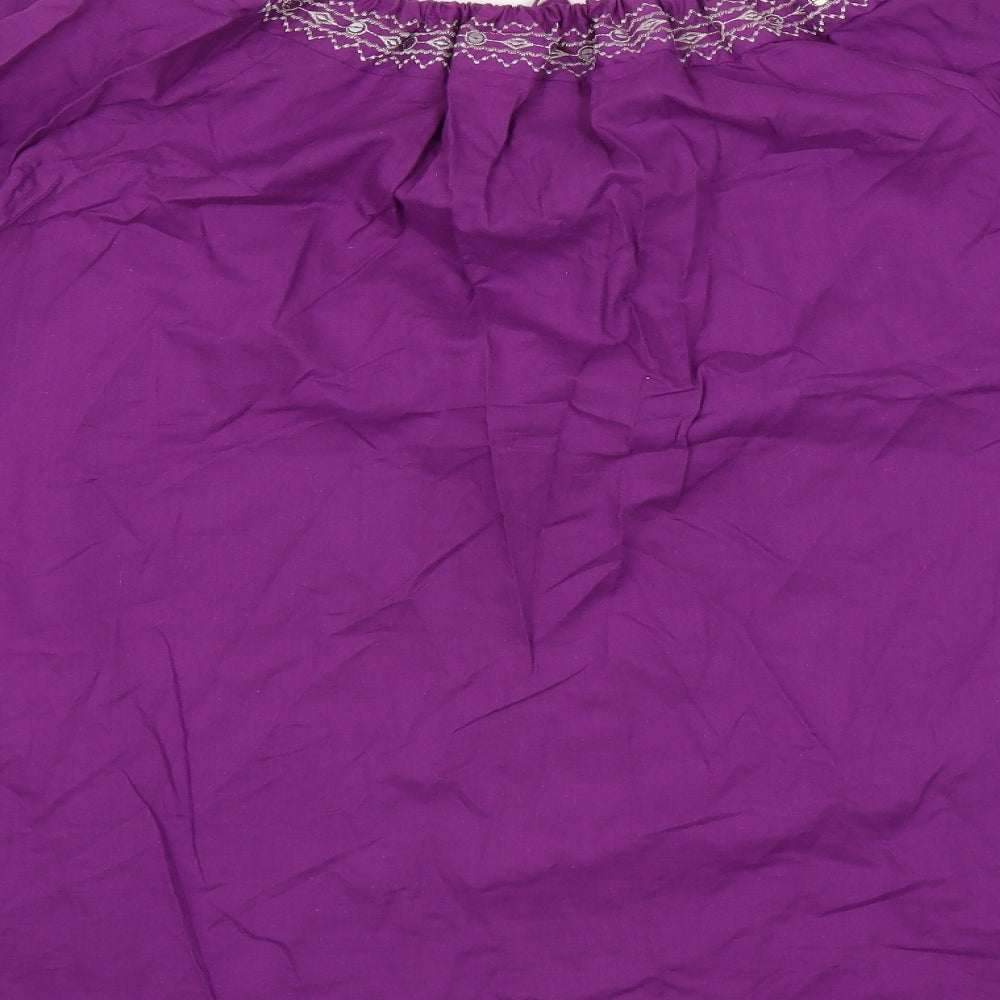 Elegance Womens Purple   Basic Blouse Size 20