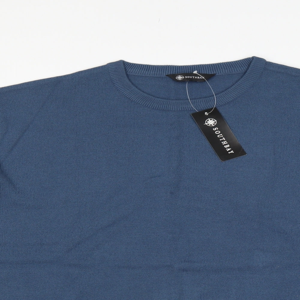 Southbay Mens Blue   Pullover Jumper Size M