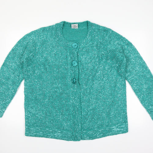 Wardrobe Womens Green   Cardigan Jumper Size 16