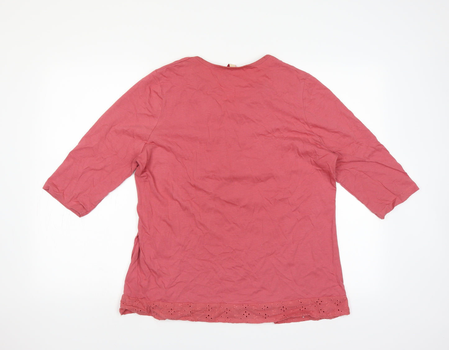 Marisota Womens Pink   Basic Blouse Size 16