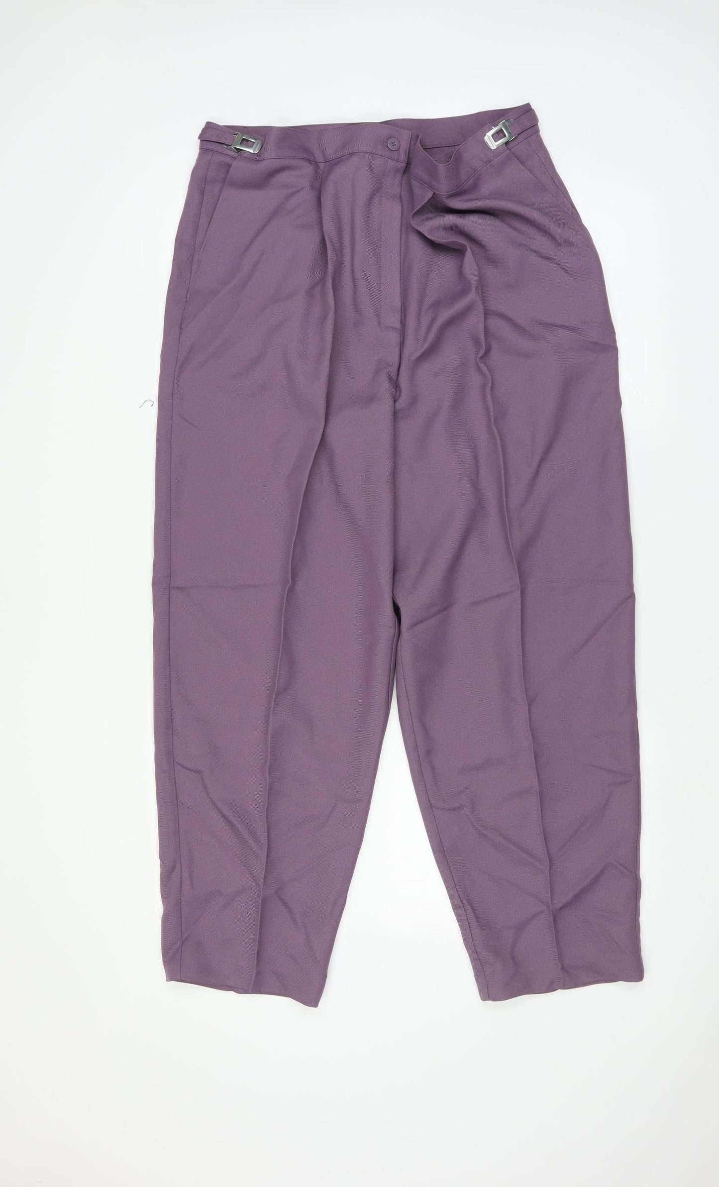 slimma Womens Purple   Trousers  Size 18 L27 in