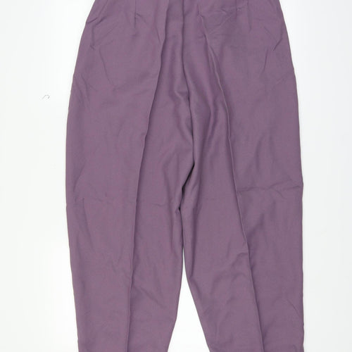 slimma Womens Purple   Trousers  Size 18 L27 in