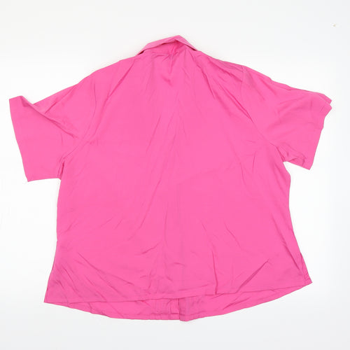 Classics Womens Pink   Basic Blouse Size 18