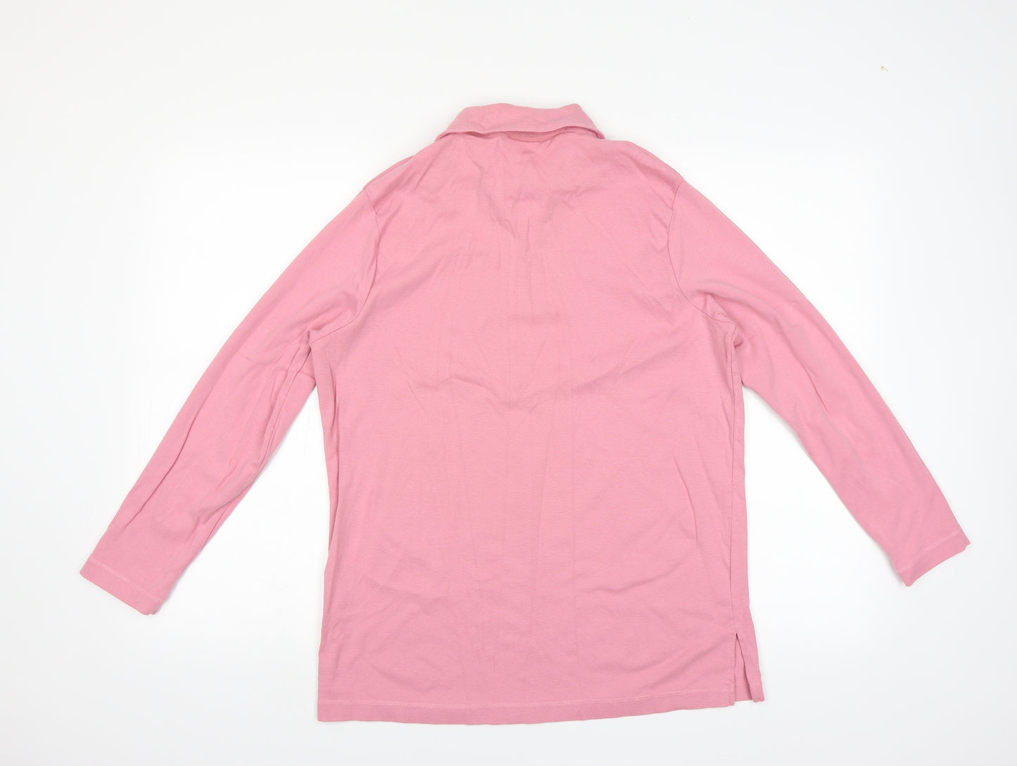 Casual Comfort Womens Pink   Basic T-Shirt Size 16