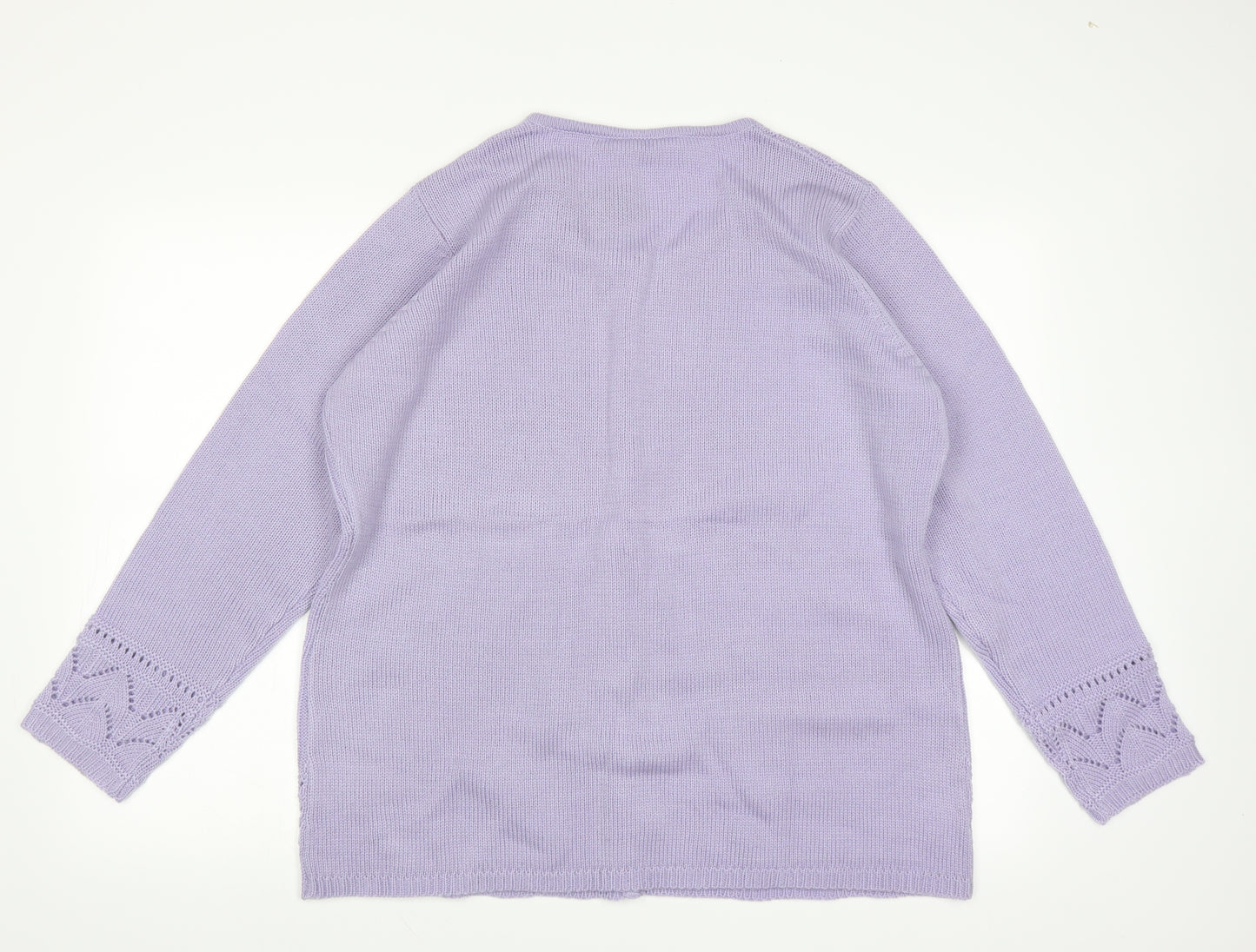 Wardrobe Womens Purple   Cardigan Jumper Size 16