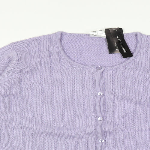 Wardrobe Womens Purple   Cardigan Jumper Size 16