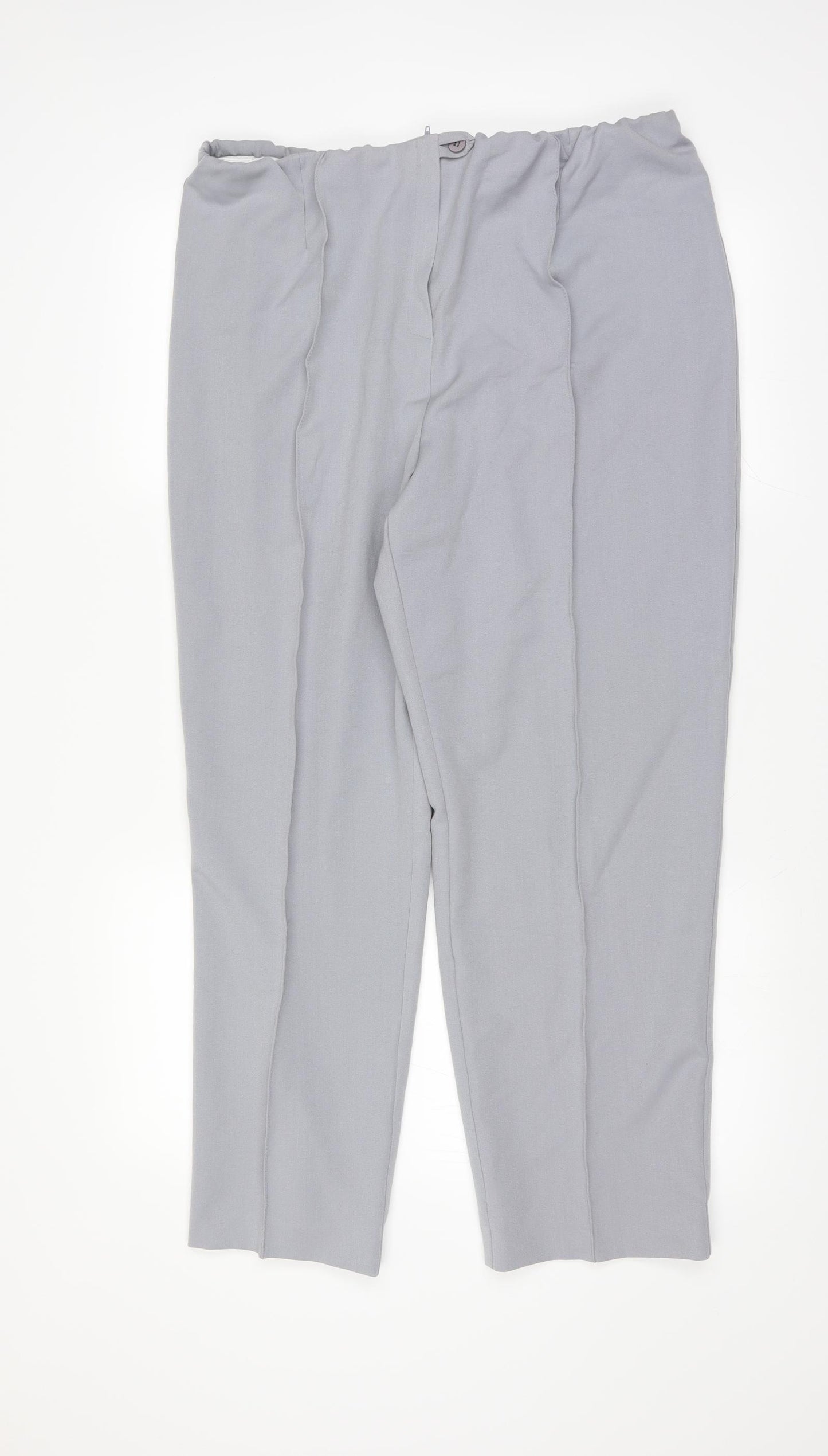 Slimma Womens Grey   Trousers  Size 18 L27 in