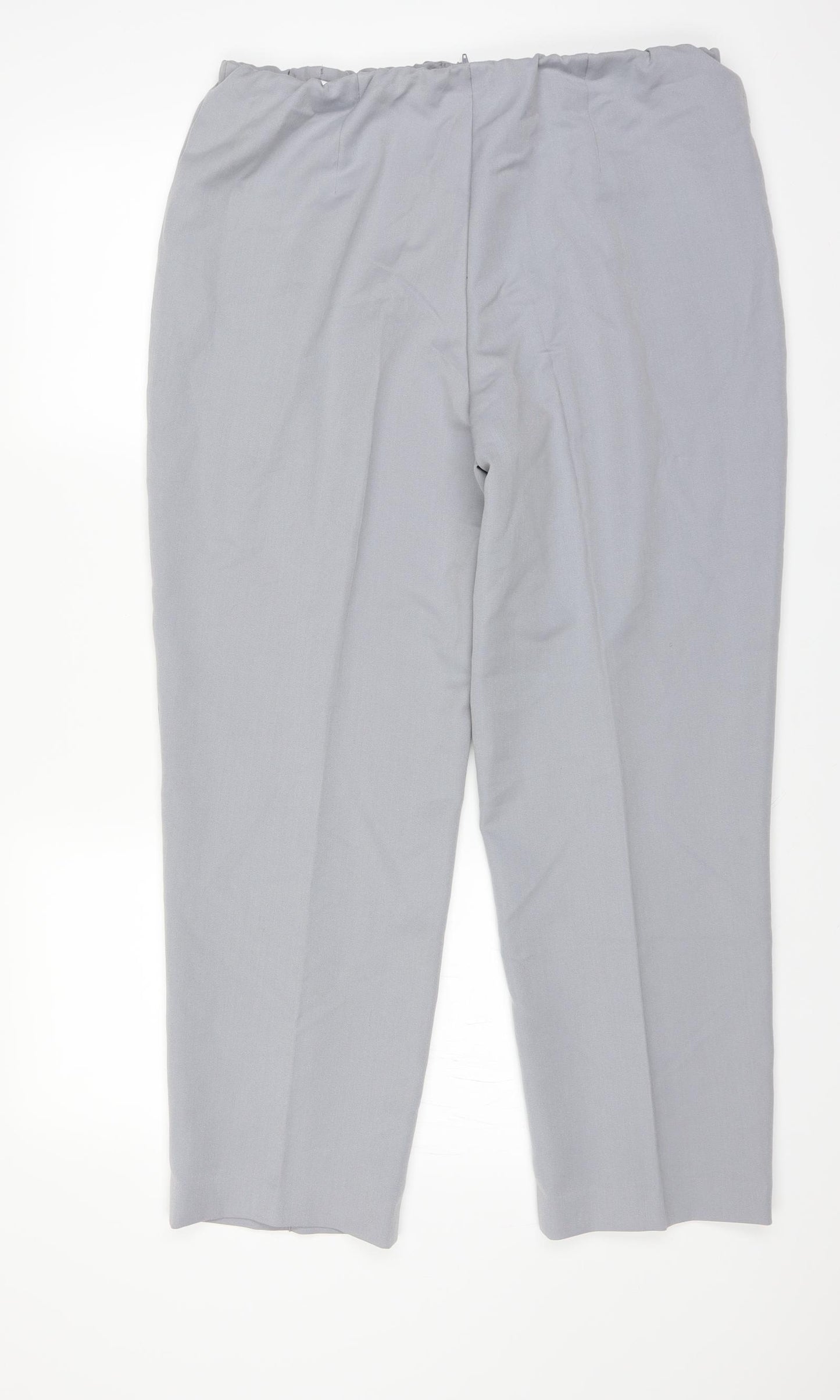Slimma Womens Grey   Trousers  Size 18 L27 in