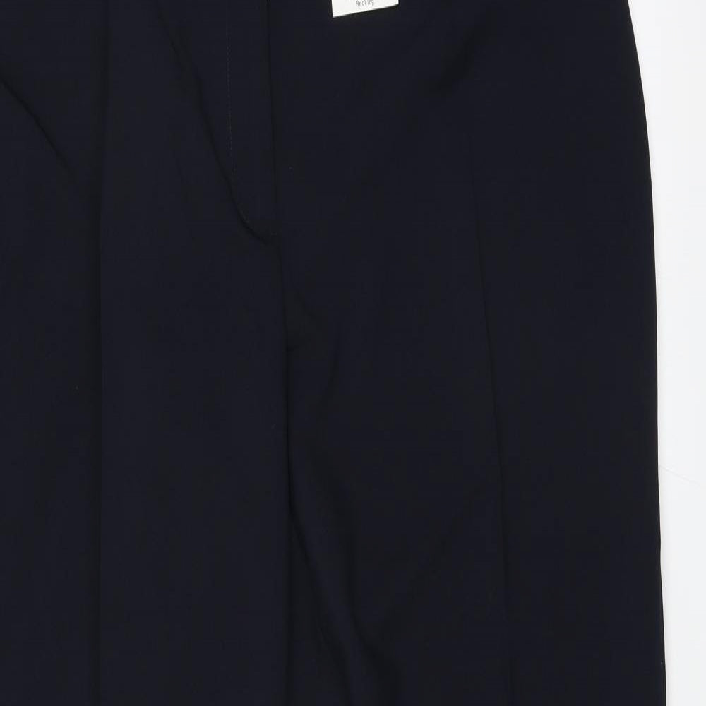 F&F Womens Blue   Trousers  Size 18 L29 in - bootleg