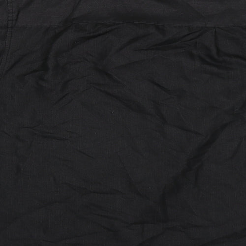 Black Blue Mens Black    Button-Up Size M