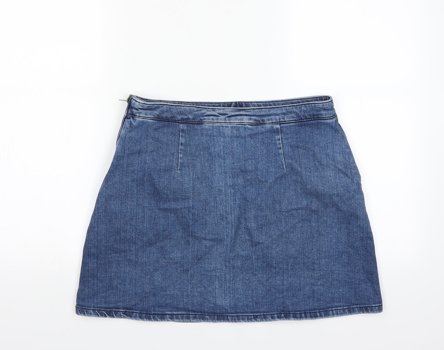 ASOS Womens Blue  Denim Mini Skirt Size 10