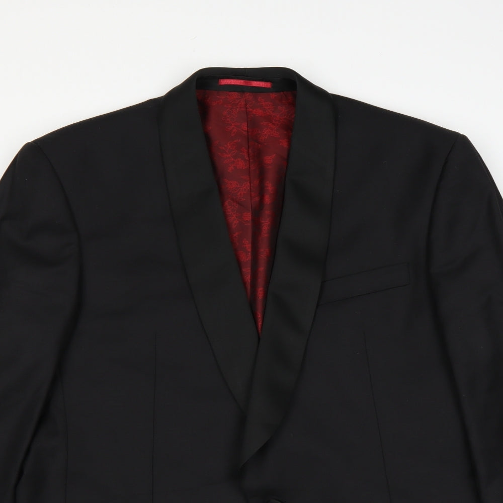 Pierre Cardin` Mens Black   Jacket Suit Jacket Size 42