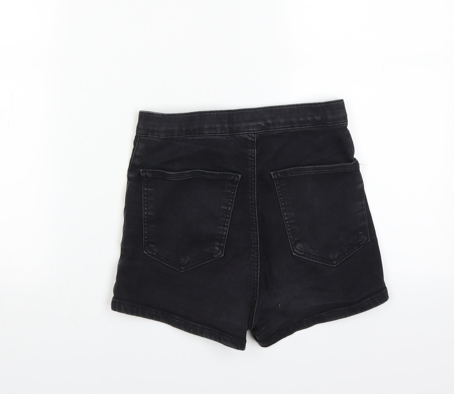 Topshop Womens Black   Hot Pants Shorts Size 10
