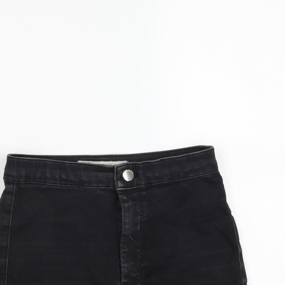 Topshop Womens Black   Hot Pants Shorts Size 10