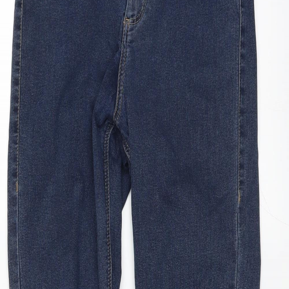Topshop Womens Blue   Skinny Jeans Size 28 in L30 in