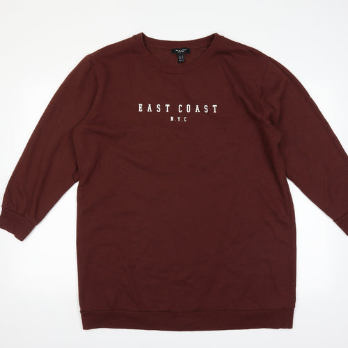 New Look Womens Brown   Pullover Sweatshirt Size 22  - east coast nyc