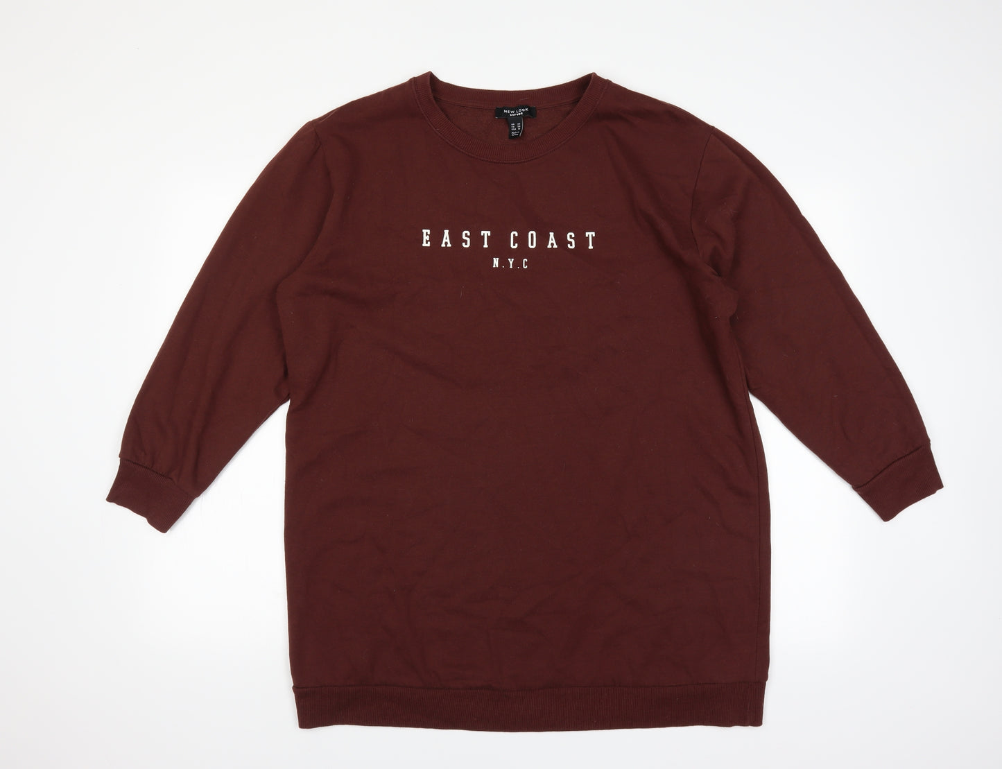 New Look Womens Brown   Pullover Sweatshirt Size 22  - east coast nyc