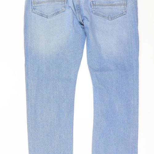 Burton Mens Blue  Denim Straight Jeans Size 36 L29 in