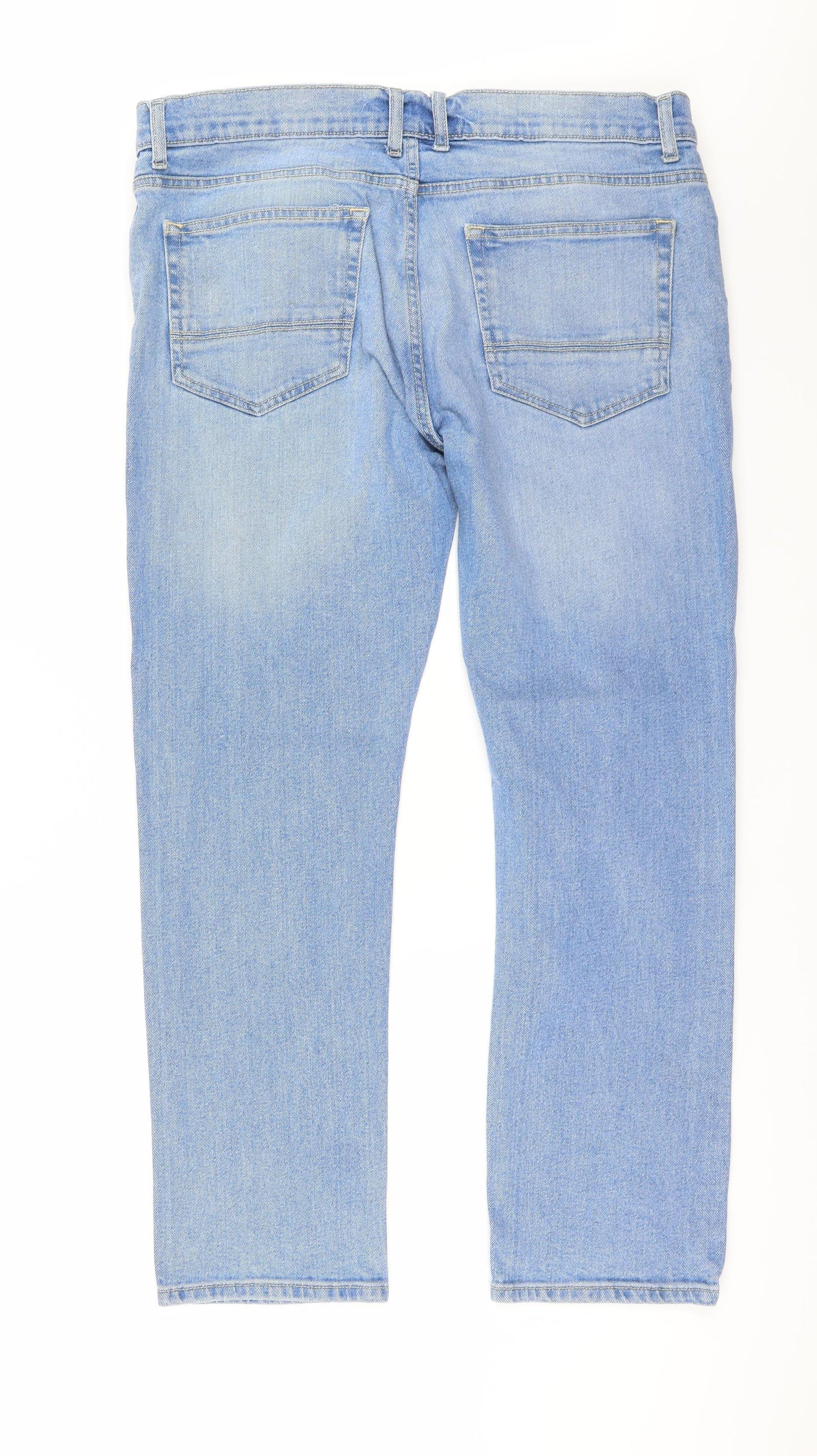 Burton Mens Blue  Denim Straight Jeans Size 36 L29 in