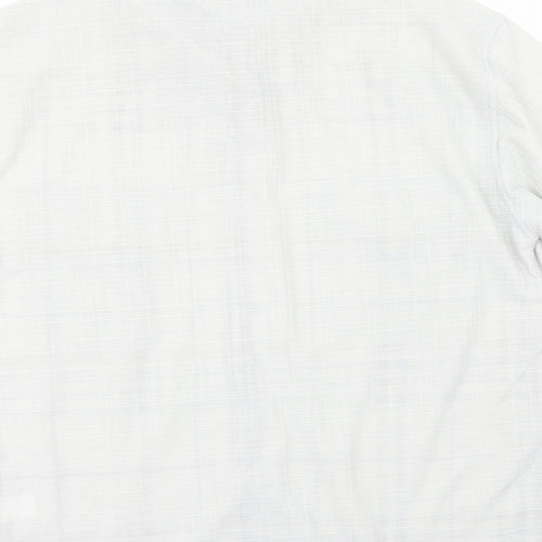 KAIDITE Mens Beige Check   Button-Up Size L