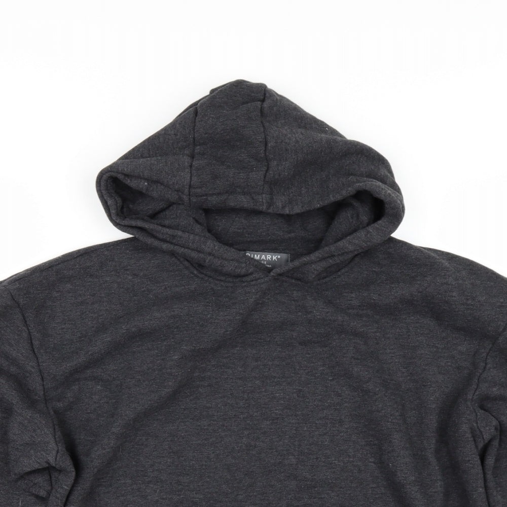 Primark Mens Grey   Pullover Hoodie Size L