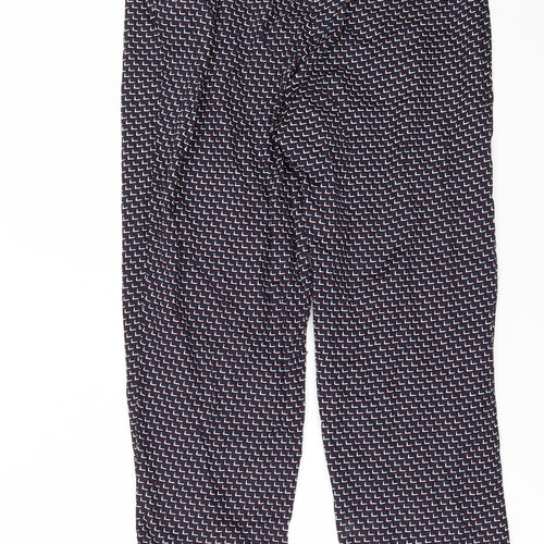 Marks and Spencer Mens Blue Geometric   Pyjama Pants Size L  - 41 IN WAIST