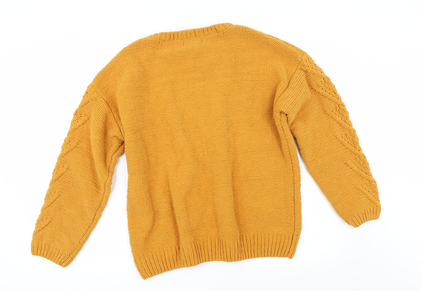 Primark Womens Yellow   Pullover Jumper Size L