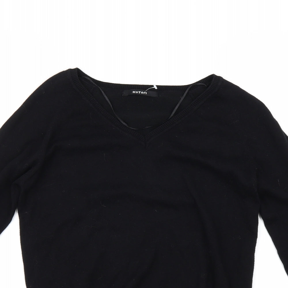 k.t.n Womens Black   Pullover Jumper Size L