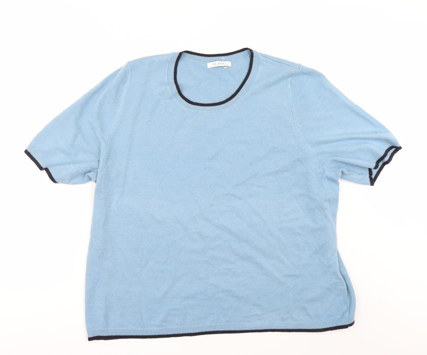 Marks and Spencer Womens Blue   Pullover Jumper Size 20