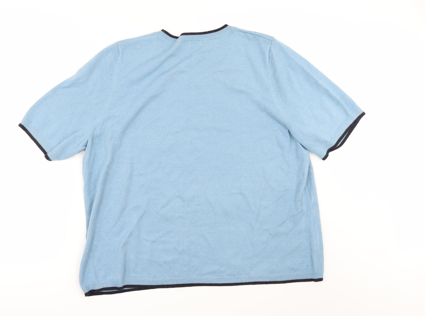 Marks and Spencer Womens Blue   Pullover Jumper Size 20