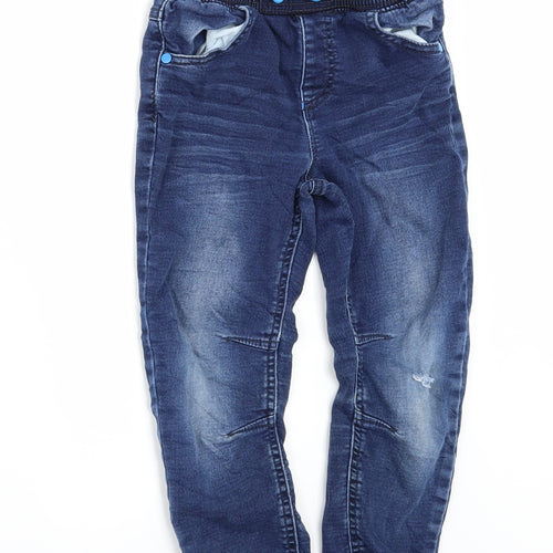 George Boys Blue  Denim Straight Jeans Size 5-6 Years
