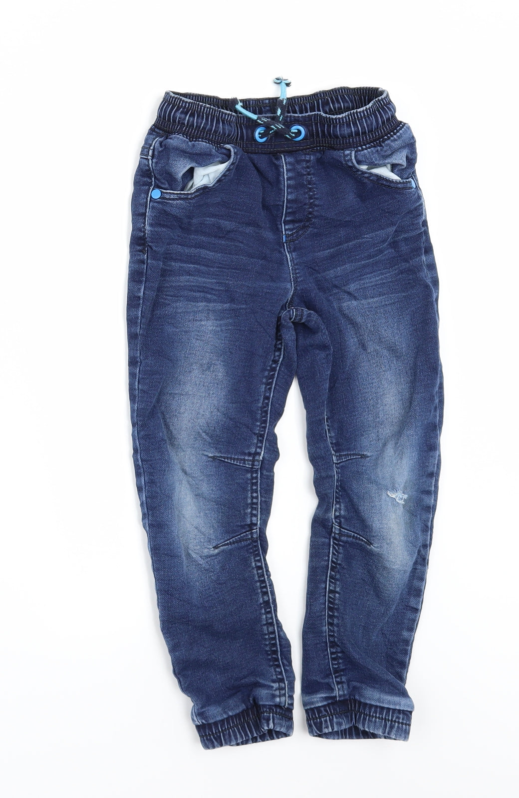 George Boys Blue  Denim Straight Jeans Size 5-6 Years