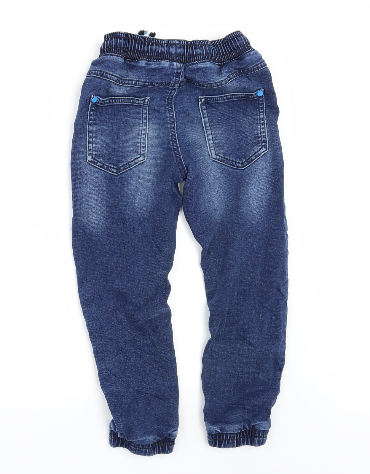 George Boys Blue  Denim Straight Jeans Size 5-6 Years