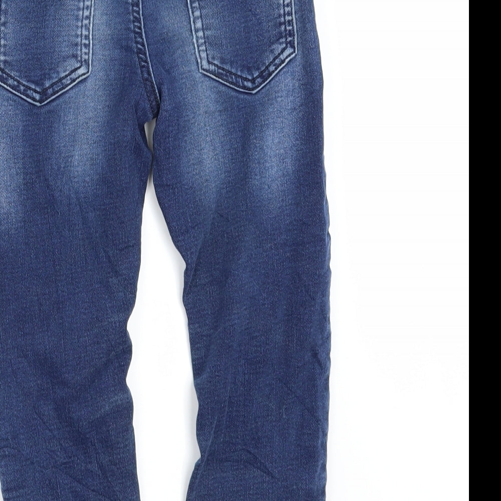 George Boys Blue  Denim Straight Jeans Size 5-6 Years