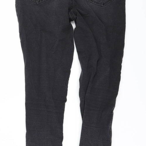 F&F Womens Black  Denim Jegging Jeans Size 14 L29 in