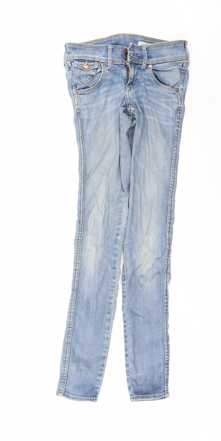 SQIN Womens Blue Denim Skinny Jeans Size 25 L32 in