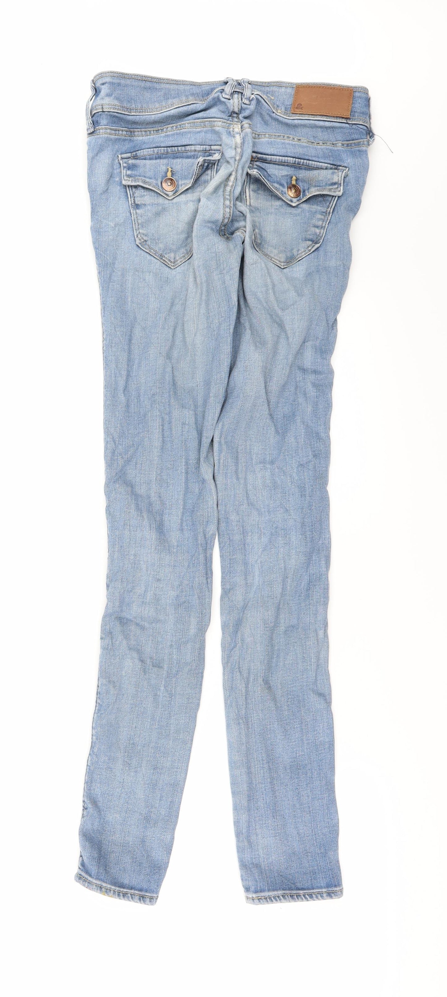 SQIN Womens Blue  Denim Skinny Jeans Size 25 L32 in