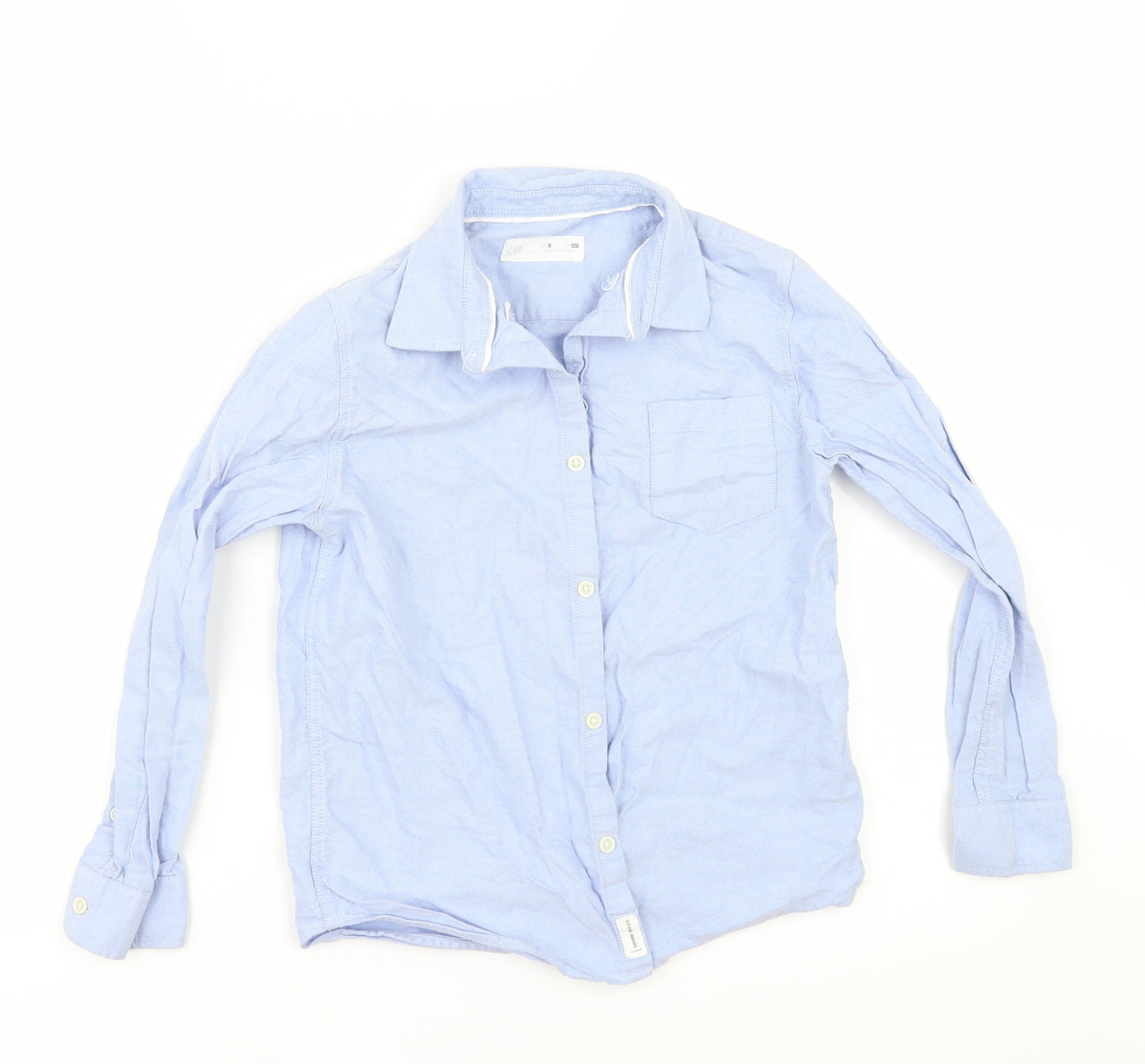 Zara Boys    Basic Button-Up Size 8 Years