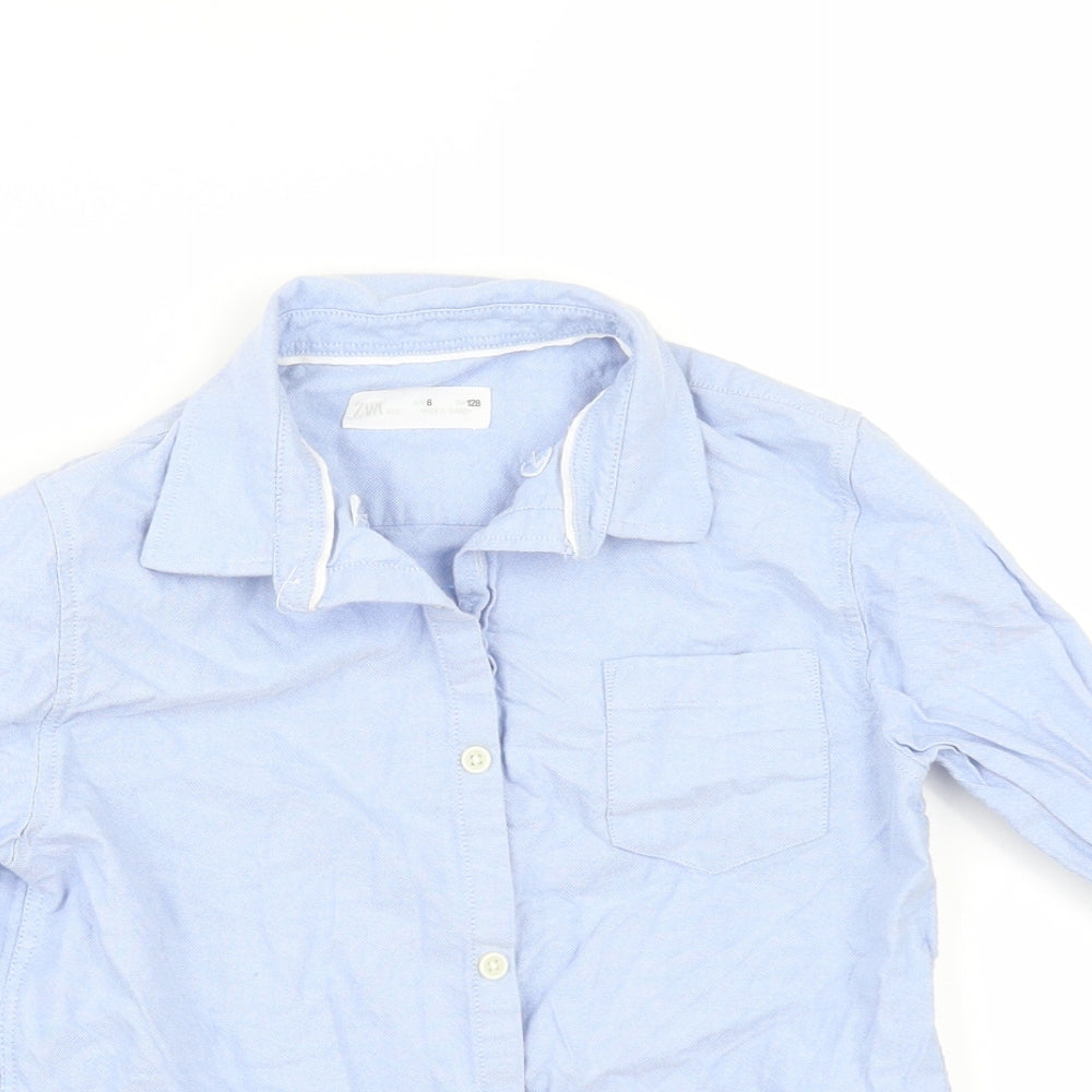 Zara Boys    Basic Button-Up Size 8 Years