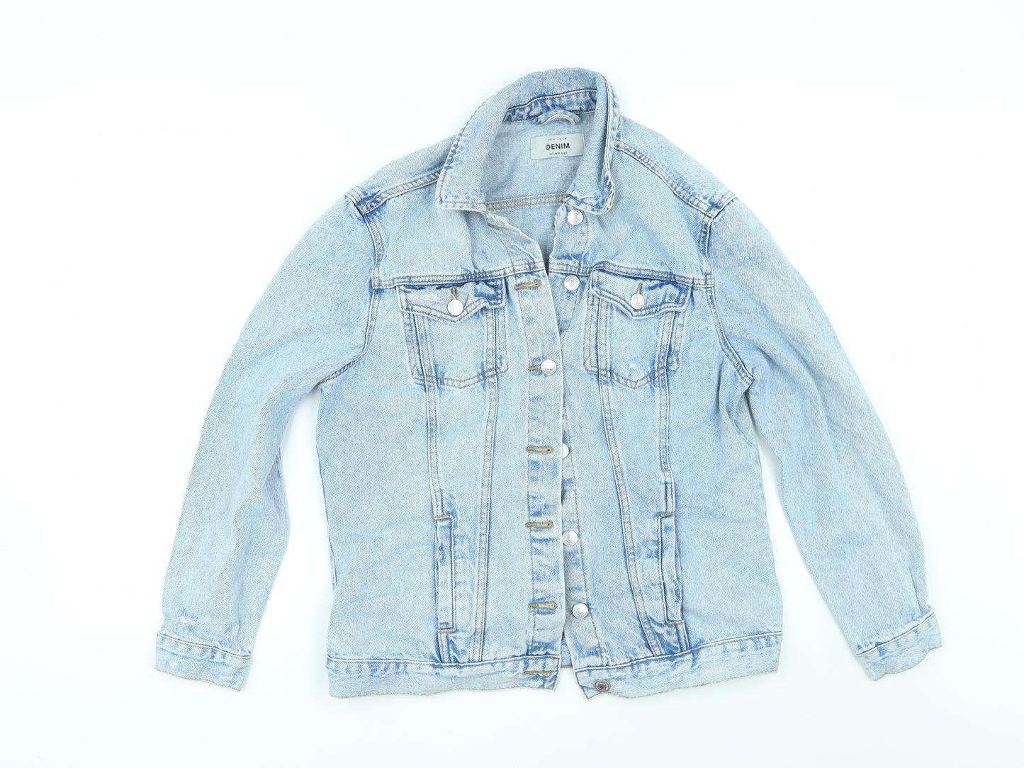 New Look Womens Blue  Denim Jacket  Size 8