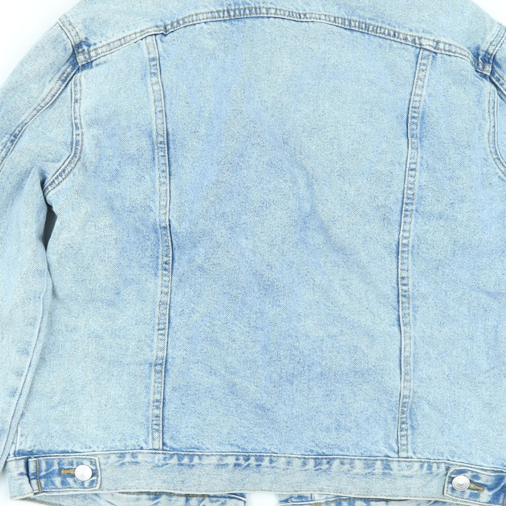 New Look Womens Blue  Denim Jacket  Size 8