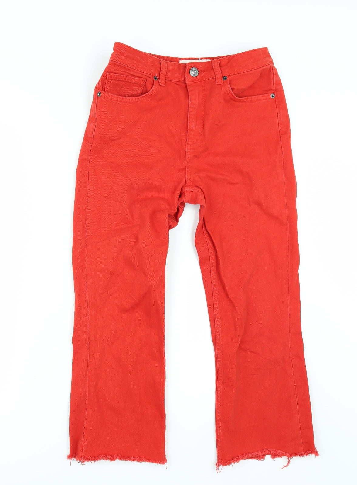 BDG Womens Red  Denim Straight Jeans Size 28 in L23 in