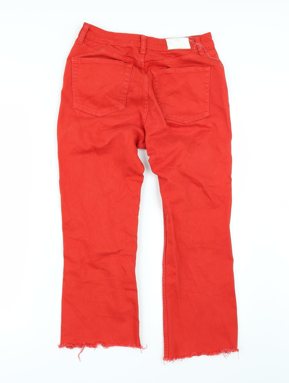 BDG Womens Red  Denim Straight Jeans Size 28 in L23 in