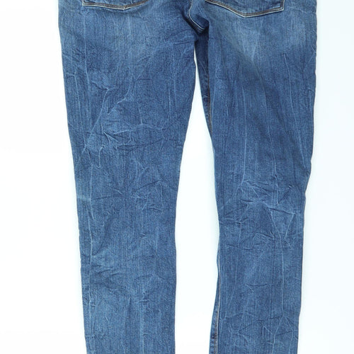 ASOS Womens Blue  Denim Skinny Jeans Size 33 in L32 in