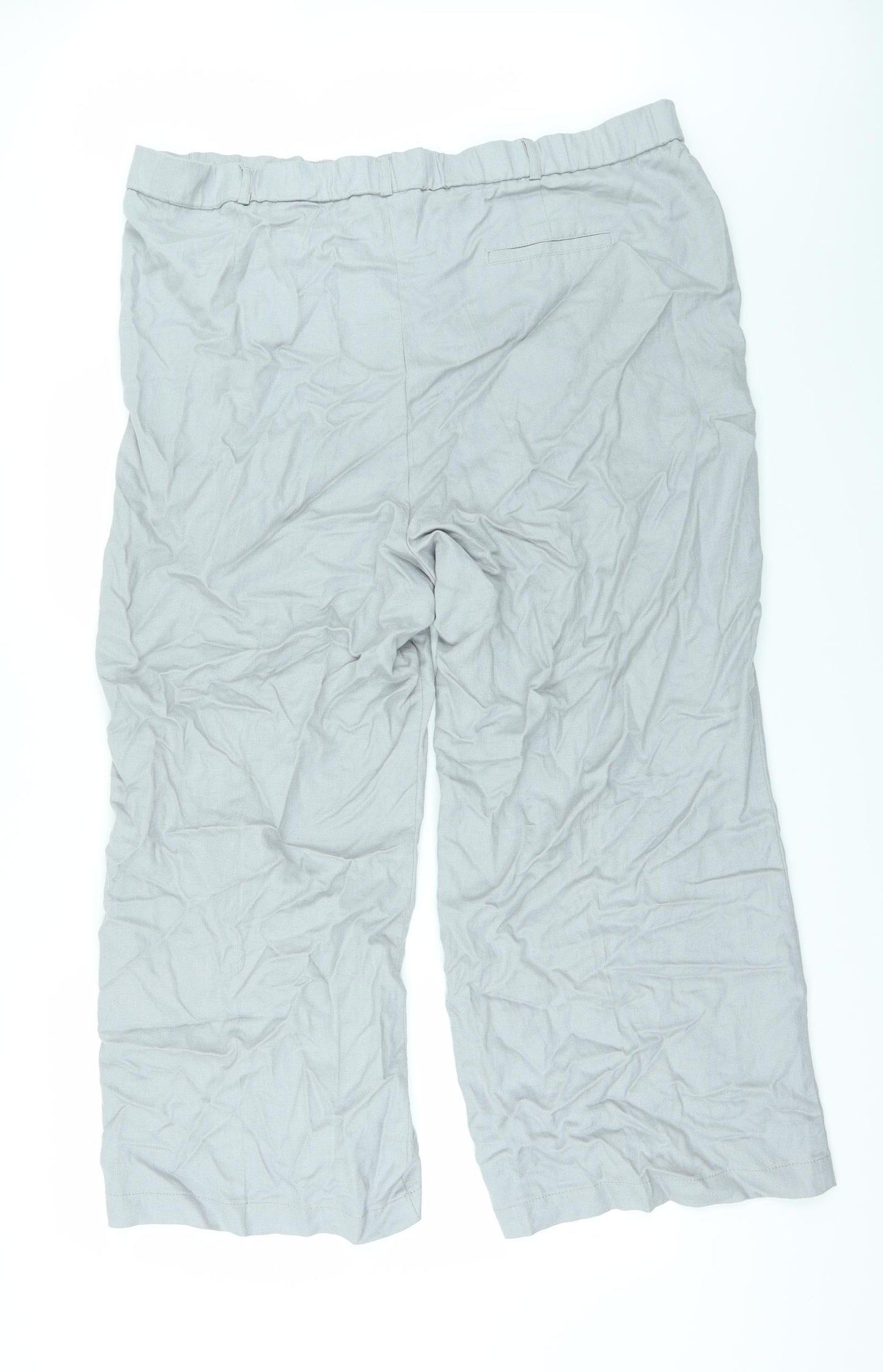 Magic Fit Womens Grey   Trousers  Size 26 L28 in