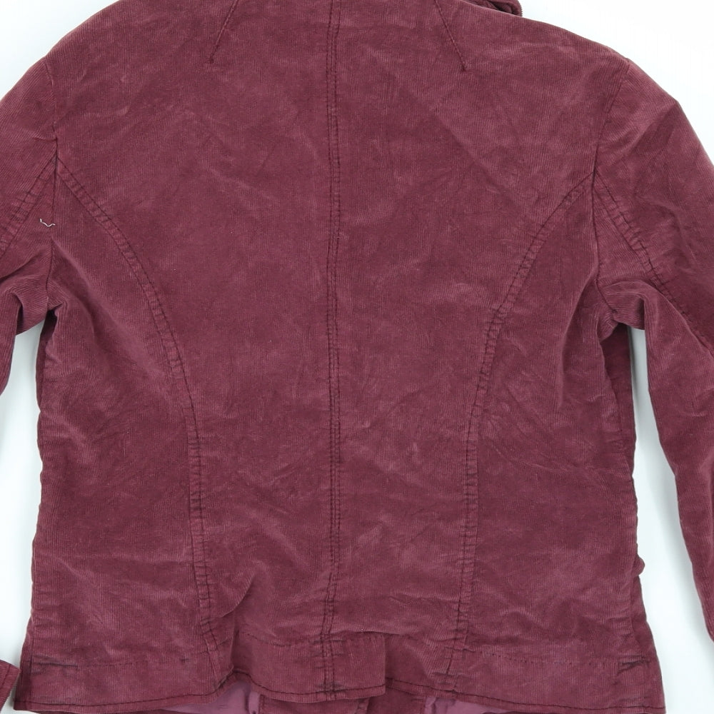 Free People Womens Red  Corduroy Jacket  Size S