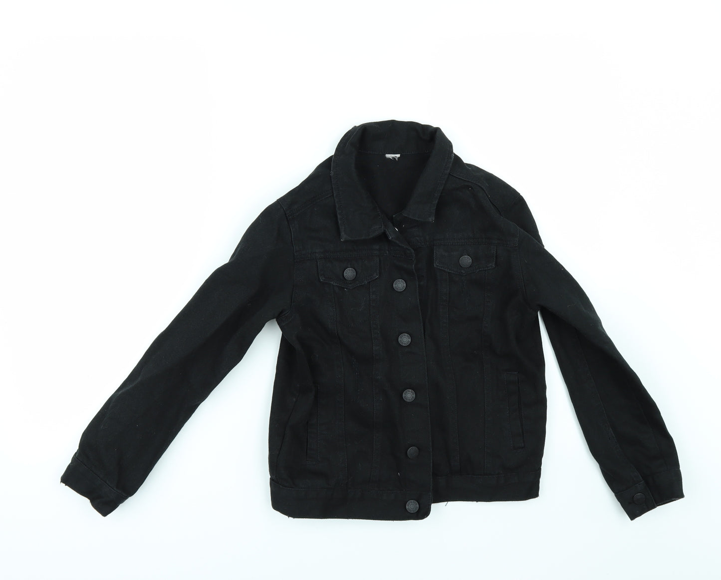 TU Boys Black  Denim Jacket  Size 9-10 Years